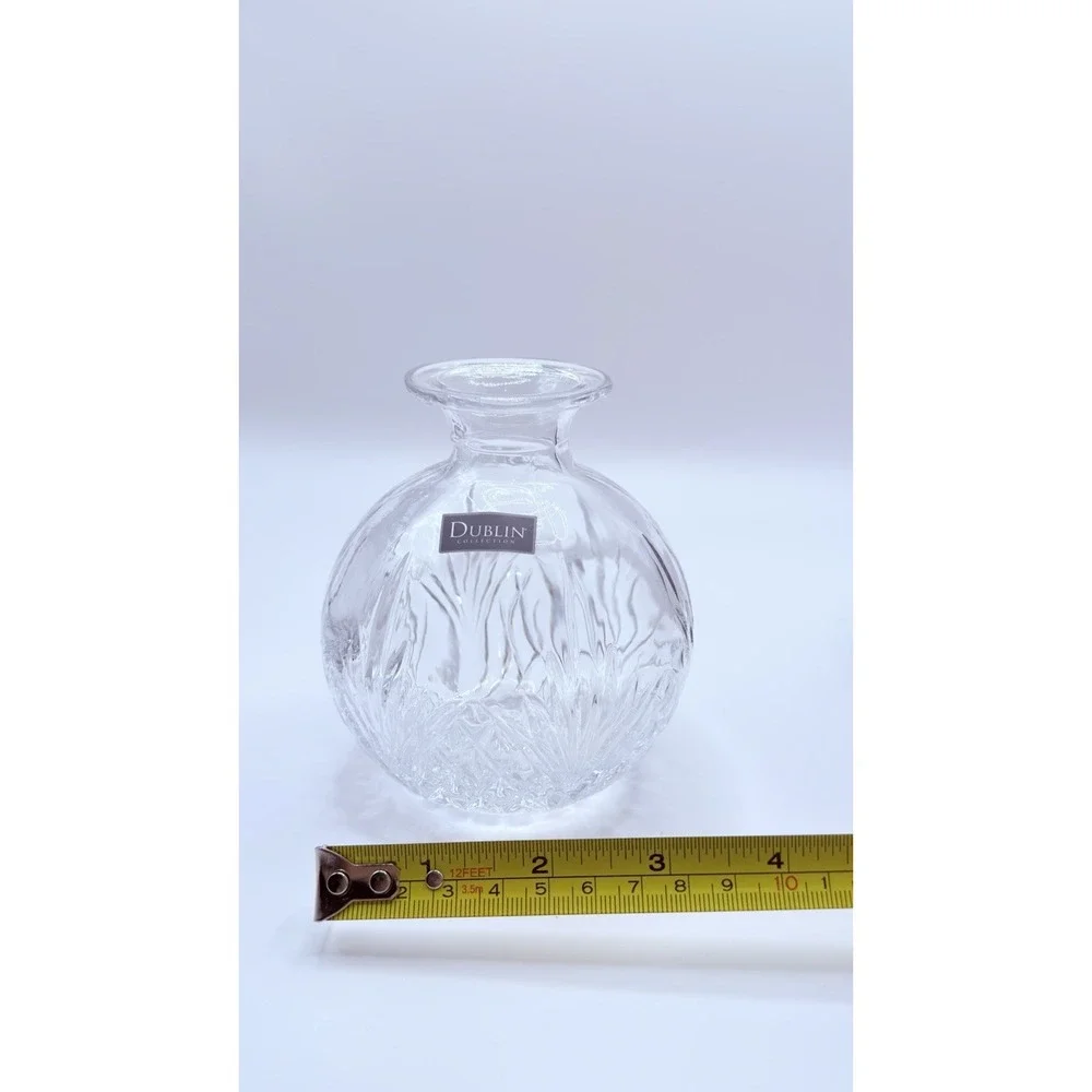 Dublin Crystal Bubble Vase Glass|Home Decor|Flower Holder|New